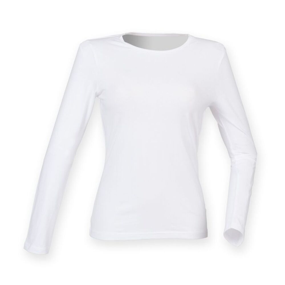 Skinni Fit Womens/Ladies Feel Good Stretch  / White